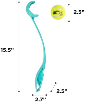 Outward Hound FlyFetch Launch-A-Ball Dog Ball Launcher Toy, 15.5", Medium - Image 6