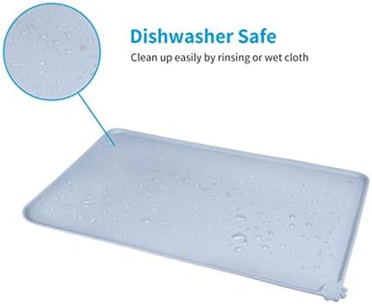 AUDWUD Waterproof Silicone Pet Feeding Mats,Anti-Slip Dog Food Bowl Pad - Image 5