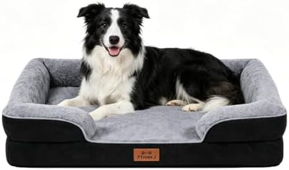 Orthopedic Dog Beds Large Sized Dog, Memory Foam Dog Bed Couch, 36"L by PTHMKJ