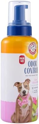 Arm & Hammer for Pets Odor Control Pet No-Rinse Foam with Baking Soda, Kiwi Blossom Scent, Best Odor Eliminating Foam for Dogs and Puppies; Waterless Dog Deodorizer, 16 Fl Oz (Pack of 2) - Image 2