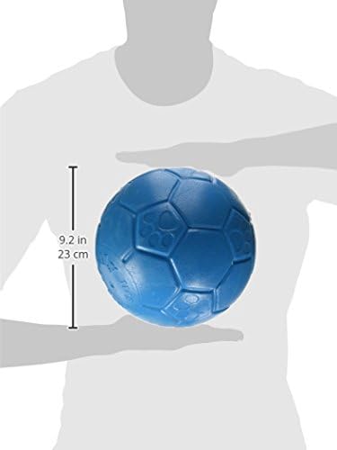 Jolly Pets Large Soccer Ball Floating-Bouncing Dog Toy, 8 inch Diameter, Ocean Blue - Image 3