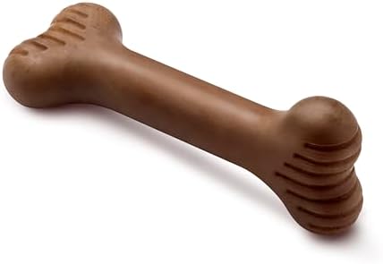 Benebone Bone Dog Chew Toy for Aggressive Chewers, Real Bacon, Large by Benebone