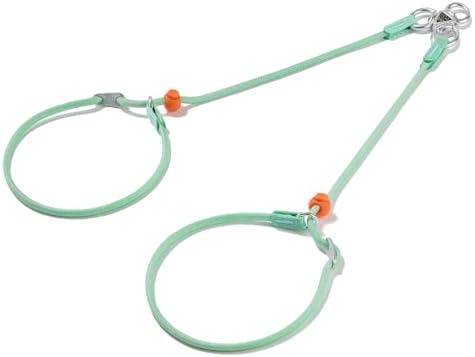 Howgo Slip Lead Leash 2 Dogs, Tangle-Free 360 Swivel(MintGreen,No Handle) by HOWGO