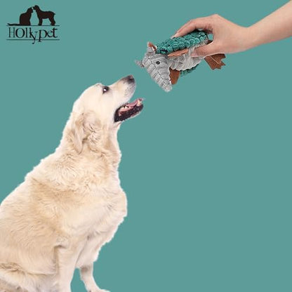 Hollypet Armadillo Squeaky Puppy Dog Toys for Small Medium Dogs, 6" - Image 5
