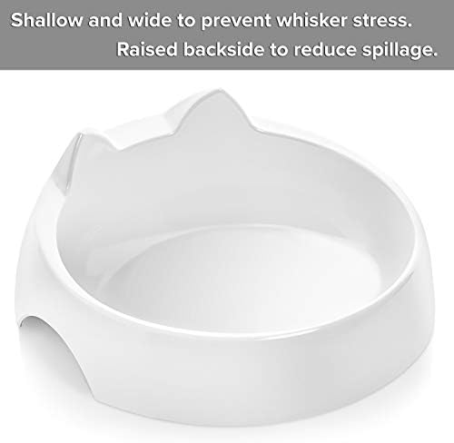 CatGuru Cat Bowls, Whisker-Friendly Cat Water Bowl, Encourages Drinking - Image 2