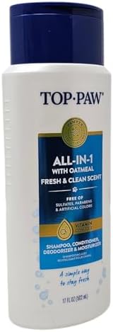 Top Paw All-in-1 Oatmeal Shampoo and Conditioner for Dogs, 17 Ounces - Image 5