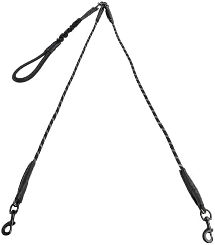 Pieviev Double Dog Leash for 2 Medium&Large Dogs, Longer Coupler, No Tangle by Pieviev