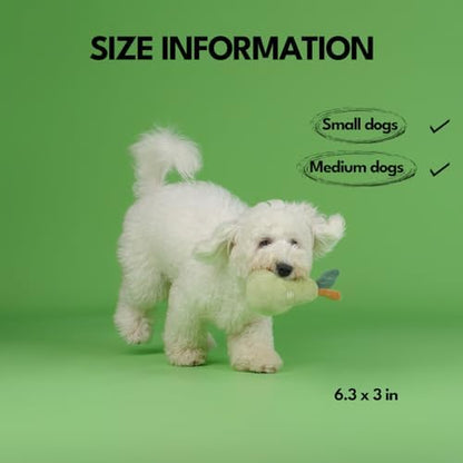 CHEWFFON Squeaky Plush Dog Toy, Pear - Image 4