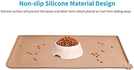AUDWUD Waterproof Silicone Pet Feeding Mats,Anti-Slip Dog Food Bowl Pad - Image 2