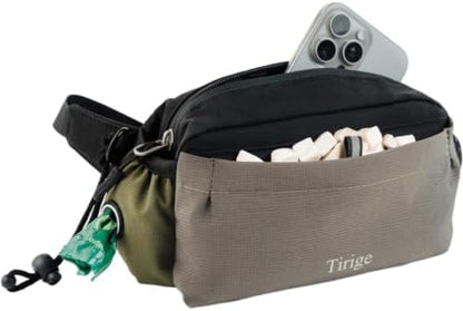 Dog Treat Pouch with Wide Magnetic Opening, Poop Bag & Phone Storage by Unknown