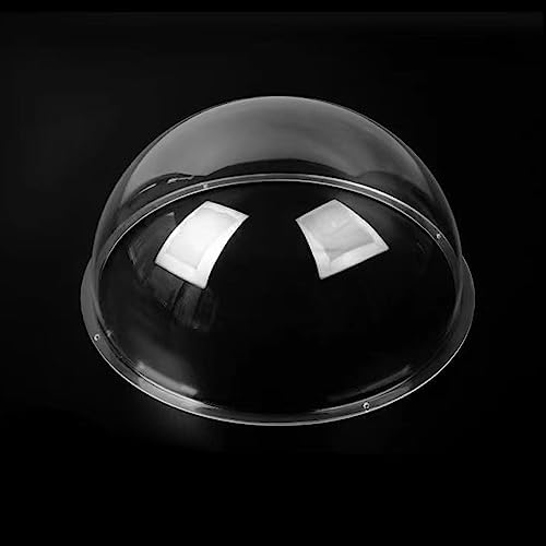 LOTOWELZON 4.7In/120mm Clear Acrylic CCTV Camera Dome Cover Window Skylight by LOTOWELZON