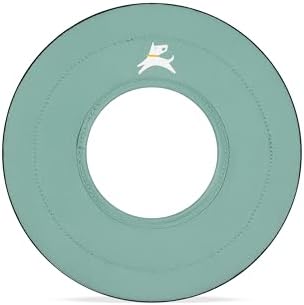 OllyDog Super Flyer Dog Flying Disc – Floating Fetch Toy for Water Play, Soft Eco-Friendly Recycled Fabric, Gentle on Teeth, 11" for Medium & Large Dogs (Surf, 11") by OllyDog