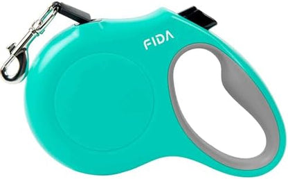 Fida Retractable Dog Leash Large Breed, Heavy Duty 16 ft Dog Walking Leash, up to 110 lbs, 360° Tangle Free, Teel by Fida