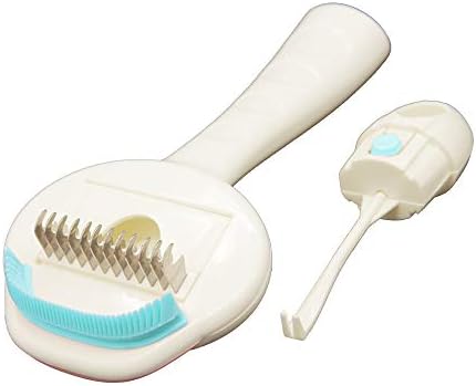 Pet Cat Dog Brush Comb Grooming Tool 3 in 1 Knot Opener Tangle Remover Slicker Brush Groomer Green by Unknown