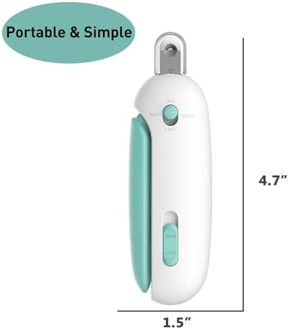 Cat Nail Clipper | Cat Nail Trimmer with Clipping Debris Storage, Adjustable Sizes, Hidden Nail File, Round Hole Blade for Injury-Free Grooming Tool for Pets - Image 2