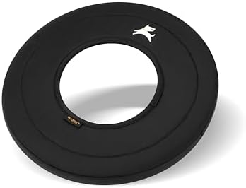 OllyDog Super Flyer Dog Flying Disc – Floating Fetch Toy for Water Play, Soft Eco-Friendly Recycled Fabric, Gentle on Teeth, 11" for Medium & Large Dogs (Raven, 11") - Image 5
