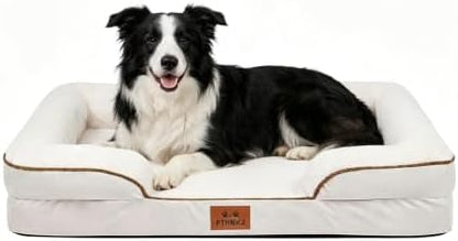 Orthopedic Dog Beds Large Sized Dog, Memory Foam Dog Bed Couch, 36"L by PTHMKJ