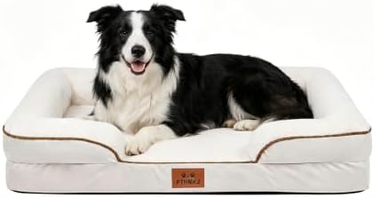 Orthopedic Dog Beds Large Sized Dog, Memory Foam Dog Bed Couch, 36"L by PTHMKJ
