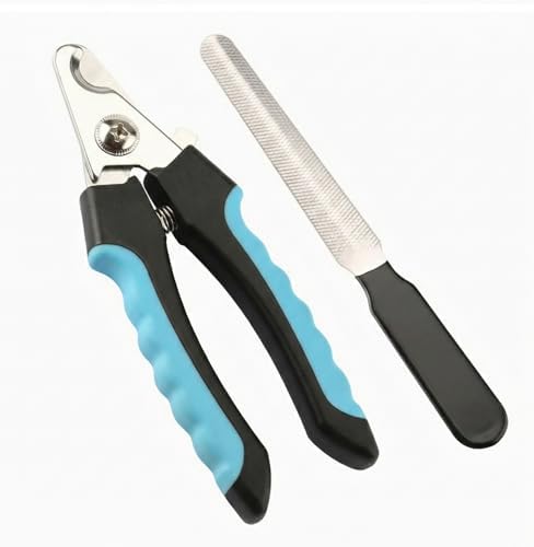 Dog Nail Clippers – Professional, with Safety Guard & File by Unknown
