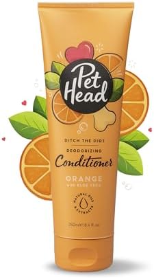 Pet Head Ditch the Dirt Dog Conditioner | Orange Scent | 8.4 fl. oz. by PETHEAD