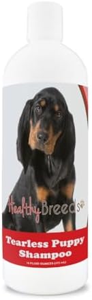 Healthy Breeds Black and Tan Coonhound Tearless Puppy Dog Shampoo 16 oz by HealthyBreeds