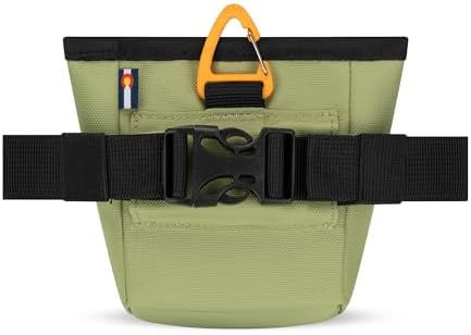 OllyDog, Goodie Treat Bag, Dog Treat Training Pouch | Magnetic Closure | 3 Ways to Wear | Hands-Free Waist Belt | Water-Resistant Recycled Vegan Fabric (Palm) - Image 6