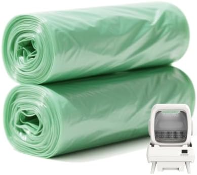 Dedicated to FRCFRC Automatic Cat Litter Box Drawer Liners, Large garbage bag - liners, 25 Count per Roll, 2 Rolls, Tear, Use for cat litter box, kitchen, living room, office by Unknown