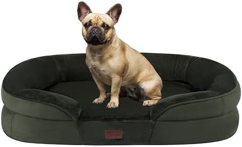 Dwanton Orthopedic Waterproof Medium Dog Bed Sofa, Gel Memory Foam, 28" by DWANTON