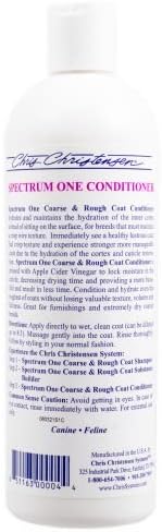Chris Christensen Spectrum One Dog Conditioner, Coarse and Rough Coat, Groom Like a Professional, Repairs and Protects, Maintains Inner Cortex Hydration, Made in the USA, 16 oz - Image 2