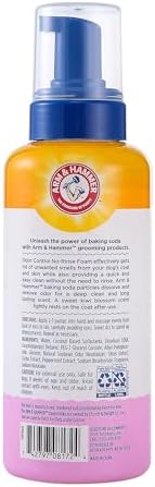 Arm & Hammer for Pets Odor Control Pet No-Rinse Foam with Baking Soda, Kiwi Blossom Scent, Best Odor Eliminating Foam for Dogs and Puppies; Waterless Dog Deodorizer, 16 Fl Oz (Pack of 2) - Image 3