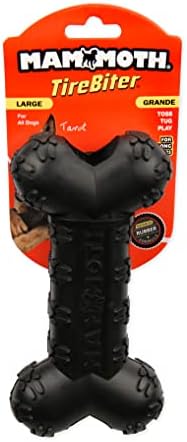 Mammoth TireBiterII Bone with Treat Station – Natural Rubber Dog Toys for Extreme Chewers – Dog Toys for Extra Long Interactive Play – Aggressive Chewer Toys for Dogs - Large 7.25 - Image 3
