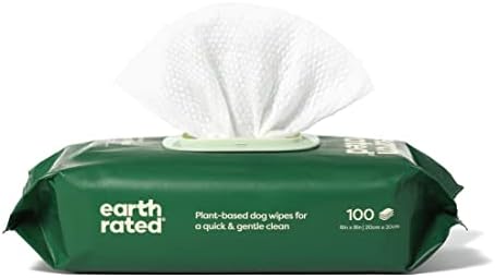 Earth Rated Ear Wipes & Grooming Wipes Bundle - Includes 70 Fragrance-Free Pet Ear Wipes and 100 Unscented Grooming Wipes. - Image 3