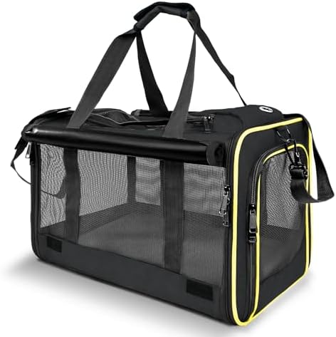 GAPZER Cat Carrier for Large Cats 20 lbs+ Soft Pet Kennel Bag for Small Dog by GAPZER