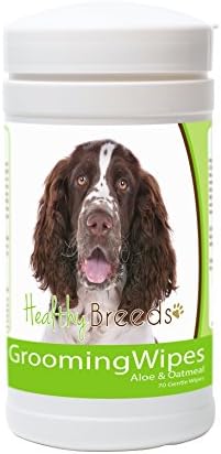 Healthy Breeds English Springer Spaniel Grooming Wipes 70 Count by HealthyBreeds