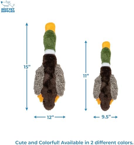 Best Pet Supplies Interactive Squeaky Dog Chew Toy, Ideal Dog Toys for Chewers, Small, Medium & Large Dogs, and Fetch Lovers - Duck (Mystery Box), Large - Image 6