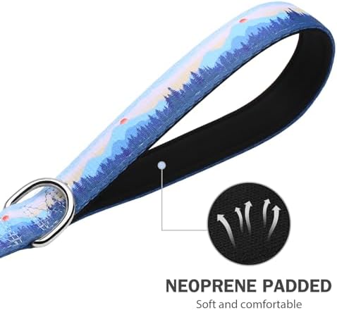 Hikiko 6FT Dog Leash Padded Double Handle with Designed Pattern - Image 4