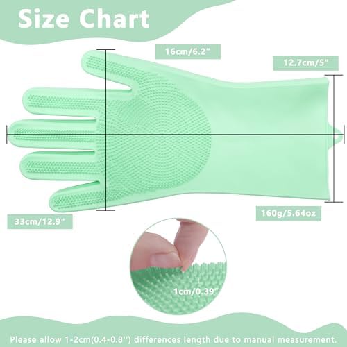 Pet Grooming Gloves—Dog Washing Gloves with High-Density Teeth - Image 2