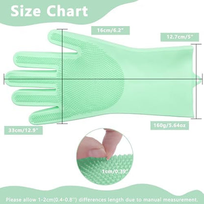 Pet Grooming Gloves—Dog Washing Gloves with High-Density Teeth - Image 2