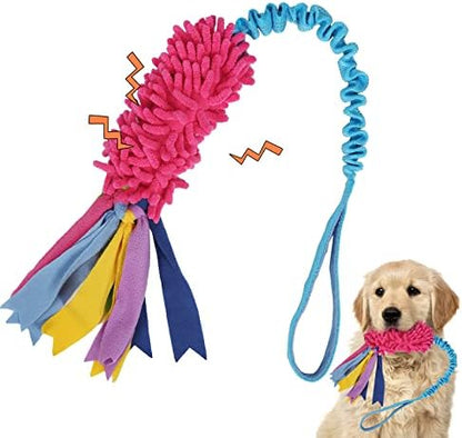 wodoca Dog Tug Toy - Aggressive Chewer Rope Toy with Strong Squeak by wodoca