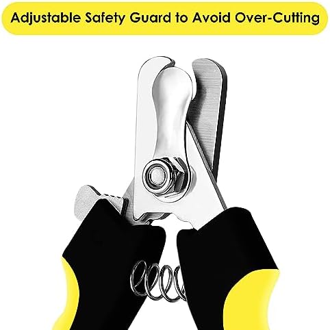 Candure Dog Nail Clippers for Pet Grooming - Professional Cat Nail Trimmers Suitable for Small to Medium Breeds with a Safety Guard & Nail File - Image 3