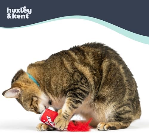Huxley & Kent Plush Crinkle Catnip Cat Toy, Lil' Pooper - Image 3