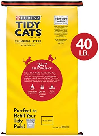 Purina Tidy Cats Clumping Cat Litter, 24/7 Performance Multi Cat Litter - 40 lb. Bag - Image 5