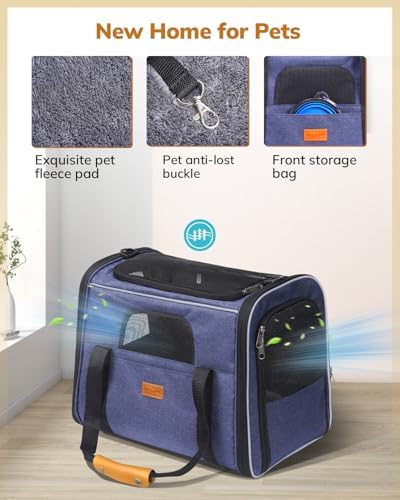 Morpilot Cat Carrier Soft for Large Medium Cats and Puppy up to 18lbs - Image 4