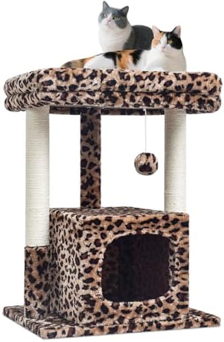 SYANDLVY 27" Cat Tree for Indoor Cats, Activity Tower with Scratching Posts by SYANDLVY