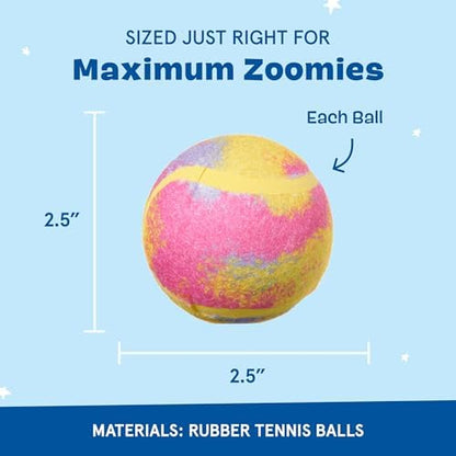 BarkBox Bath Bomb 3-in-1 Interactive Rubber Dog Toy Balls - for Dogs - Image 3