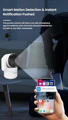 360° Indoor Security Camera, Home/Baby/Elderly/Dog/Cat/ Monitoring Cameras - Image 3