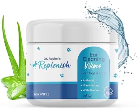 Replenish Dog Ear Cleaning Wipes for Soothing, and Deodorizing Itchy Ears by %F0%9D%90%91%F0%9D%90%9E%F0%9D%90%A9%F0%9D%90%A5%F0%9D%90%9E%F0%9D%90%A7%F0%9D%90%A2%F0%9D%90%AC%F0%9D%90%A1