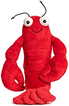fabdog Floppies Plush Dog Toy - Cute & Durable Squeaky Dog Toys - Best Squeak Toy for Puppies and All Breeds | Ideal Pet Gift| Small Lobster by fabdog