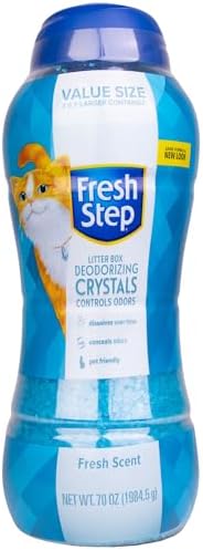 Fresh Step Cat Litter Crystals Deodorizer, Fresh Scent, 70 Oz by FreshStep