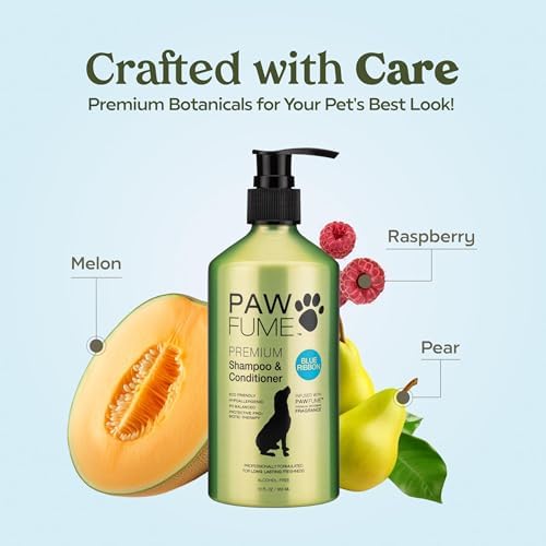 PAWFUME Dog Shampoo and Conditioner, Blue Ribbon, 1-Pack - Image 4